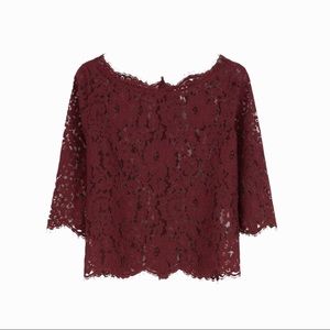Joie Elvia Floral Lace Top